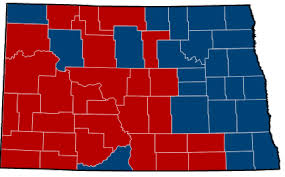 ND county by county